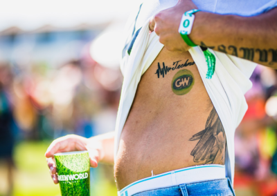 Greenworld festival, tatuaje
